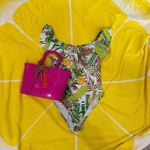 Trina Turk Off Shoulder One-Piece